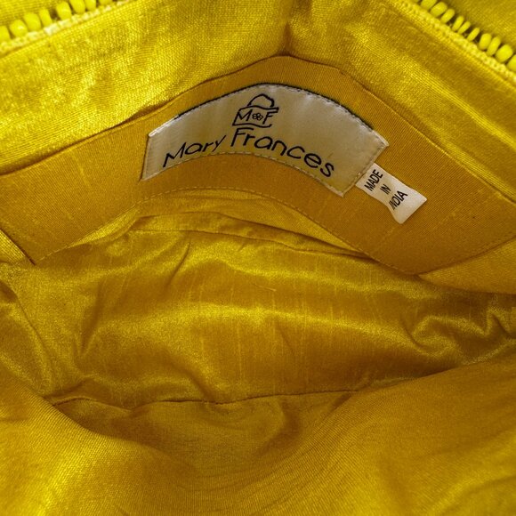 Mary Frances Tart Lemon Beaded Crossbody Bag - Picture 8 of 8